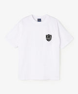 DUGOUTS TEAM EMBLEM TEE(刺繍) WHITE