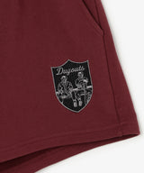 DUGOUTS TEAM EMBLEM SWEAT SHORT(刺繍) RED