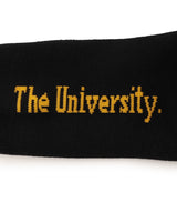 UNIV　football　3Pソックス　ウィメンズ23-25cm　BLACK