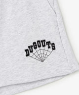 DUGOUTS CLUB LOGO SWEAT SHORT(刺繍) GRAY