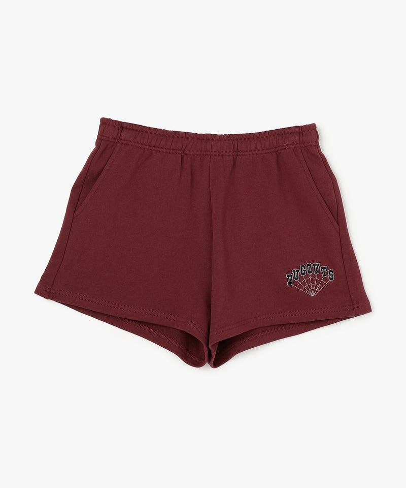 DUGOUTS CLUB LOGO SWEAT SHORT(刺繍) RED