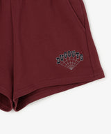 DUGOUTS CLUB LOGO SWEAT SHORT(刺繍) RED
