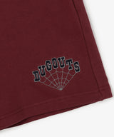 DUGOUTS CLUB LOGO SWEAT HALF(刺繍) RED