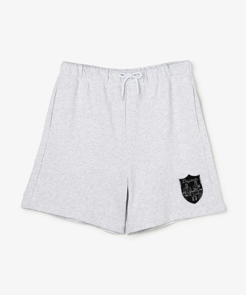 DUGOUTS TEAM EMBLEM SWEAT HALF(刺繍) GRAY
