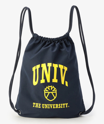 The University. カレッジロゴ ナップサック