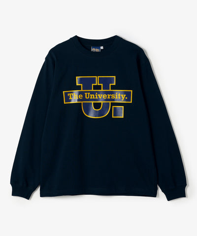 The University. ビッグライン　ロンT　 NAVY