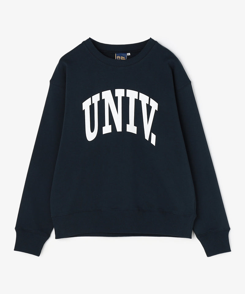 UNIV. アーチロゴ スウェット WHITE/NAVY