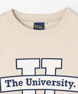 The University. ビッグラインロゴ スウェット BEIGE
