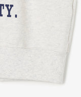 The University. カレッジロゴ スウェット GRAY