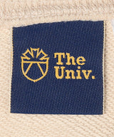 The University. カレッジロゴ スウェット BEIGE