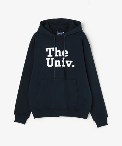 TheUniv.ロゴ スウェットパーカー NAVY/WHITE