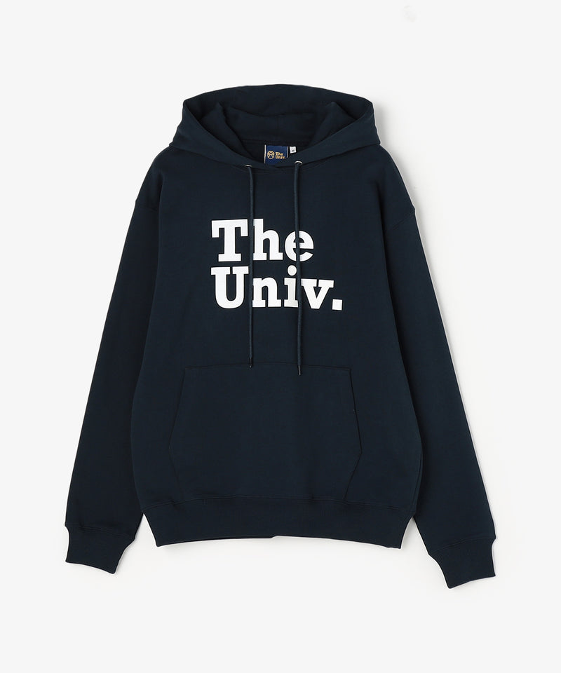 TheUniv.ロゴ スウェットパーカー NAVY/WHITE