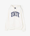 UNIV. アーチロゴ スウェットパーカー WHITE