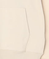 UNIV. アーチロゴ スウェットパーカー BEIGE