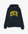 UNIV. アーチロゴ スウェットパーカー YELLOW/NAVY