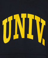 UNIV. アーチロゴ スウェットパーカー YELLOW/NAVY