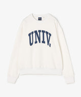 UNIV. アーチロゴ スウェット WHITE