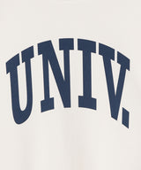 UNIV. アーチロゴ スウェット WHITE