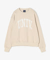 UNIV. アーチロゴ スウェット BEIGE
