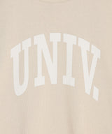 UNIV. アーチロゴ スウェット BEIGE