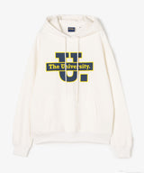 The University. ビッグラインロゴ スウェットパーカー WHITE