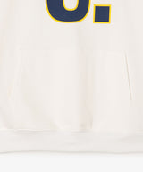 The University. ビッグラインロゴ スウェットパーカー WHITE