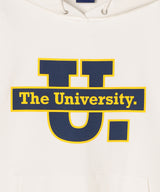 The University. ビッグラインロゴ スウェットパーカー WHITE