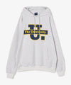 The University. ビッグラインロゴ スウェットパーカー GRAY