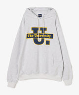The University. ビッグラインロゴ スウェットパーカー GRAY