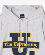 The University. ビッグラインロゴ スウェットパーカー GRAY