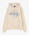 The University. ビッグラインロゴ スウェットパーカー BEIGE
