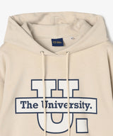 The University. ビッグラインロゴ スウェットパーカー BEIGE