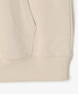The University. ビッグラインロゴ スウェットパーカー BEIGE