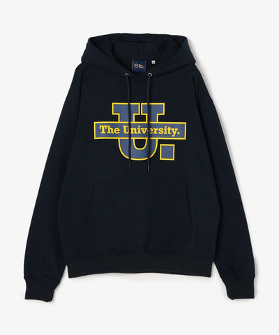 The University. ビッグラインロゴ スウェットパーカー NAVY