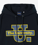 The University. ビッグラインロゴ スウェットパーカー NAVY