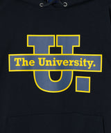 The University. ビッグラインロゴ スウェットパーカー NAVY