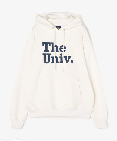 TheUniv.ロゴ スウェットパーカー WHITE