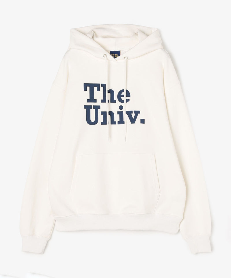 TheUniv.ロゴ スウェットパーカー WHITE