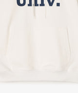 TheUniv.ロゴ スウェットパーカー WHITE