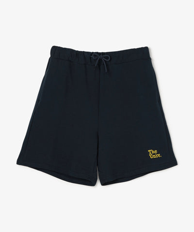 The Univ. エンブロイダリー スウェットハーフパンツ NAVY