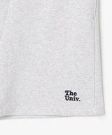The Univ. エンブロイダリー スウェットハーフパンツ GRAY